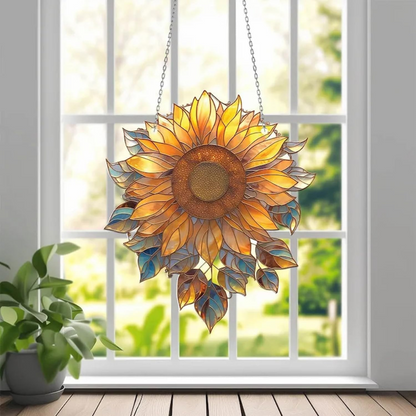 Sunflower Window Decor