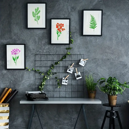 Botanical Stencils Templates (18 pcs)